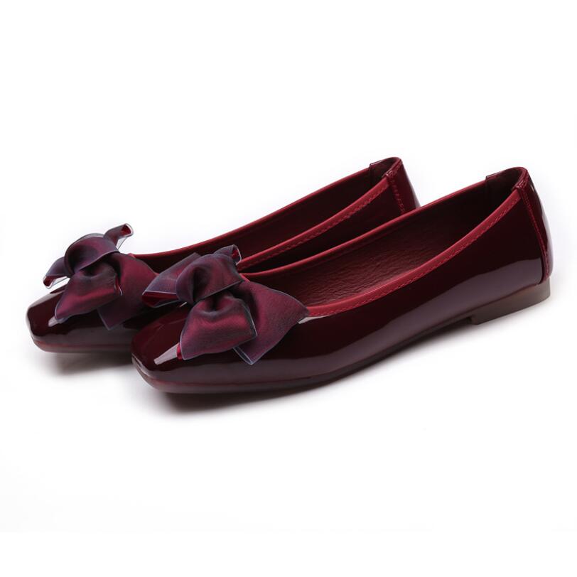 Patent Leather Shine - 2022 New Women's Shoes Ballet Flats