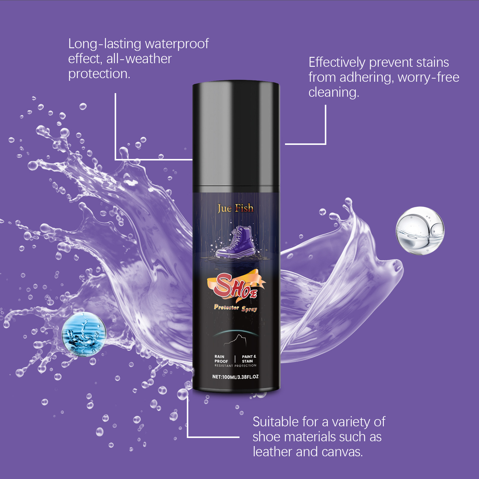 100ML Shoe Protector Spray Cle - Sneaker Protector Spray ulasan dan harga