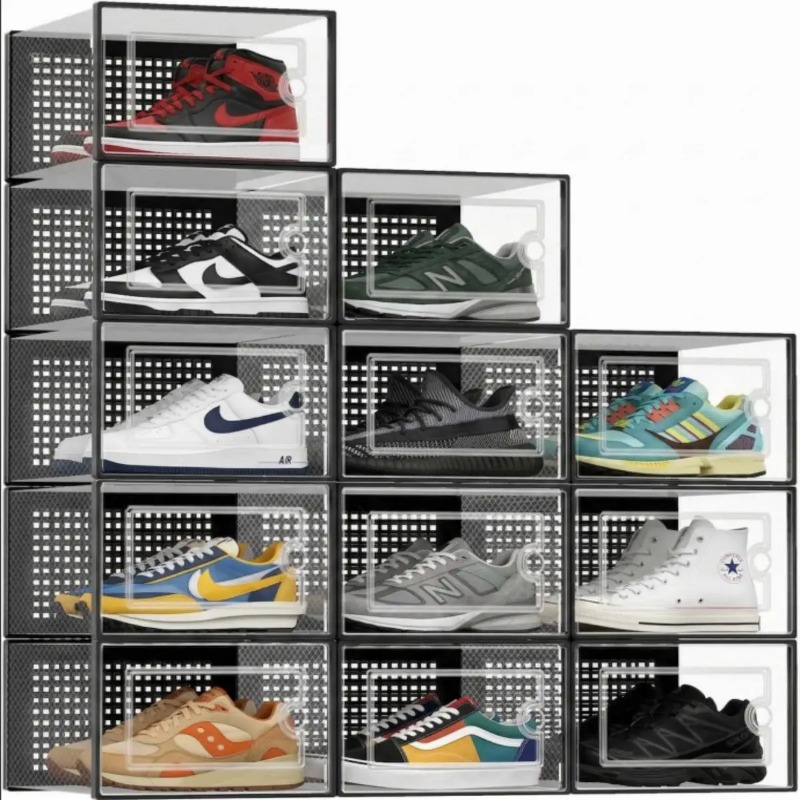 Stackable Shoe Storage Boxes,  - Shoe Box Display ulasan dan harga