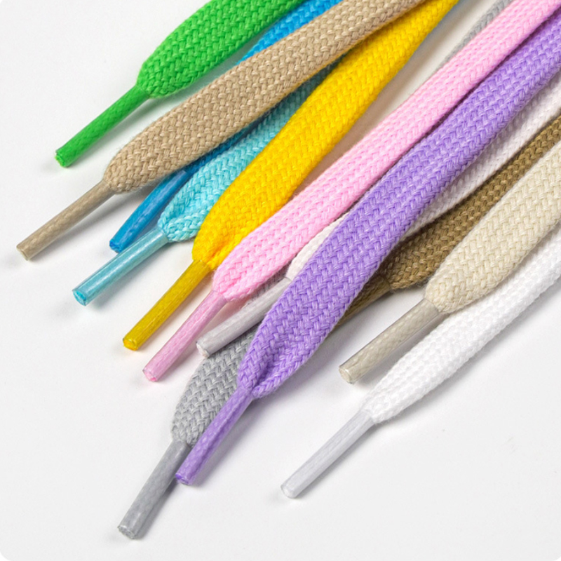 Flat Cotton Shoelaces, Double- - Lace Replacement Flat ulasan dan harga