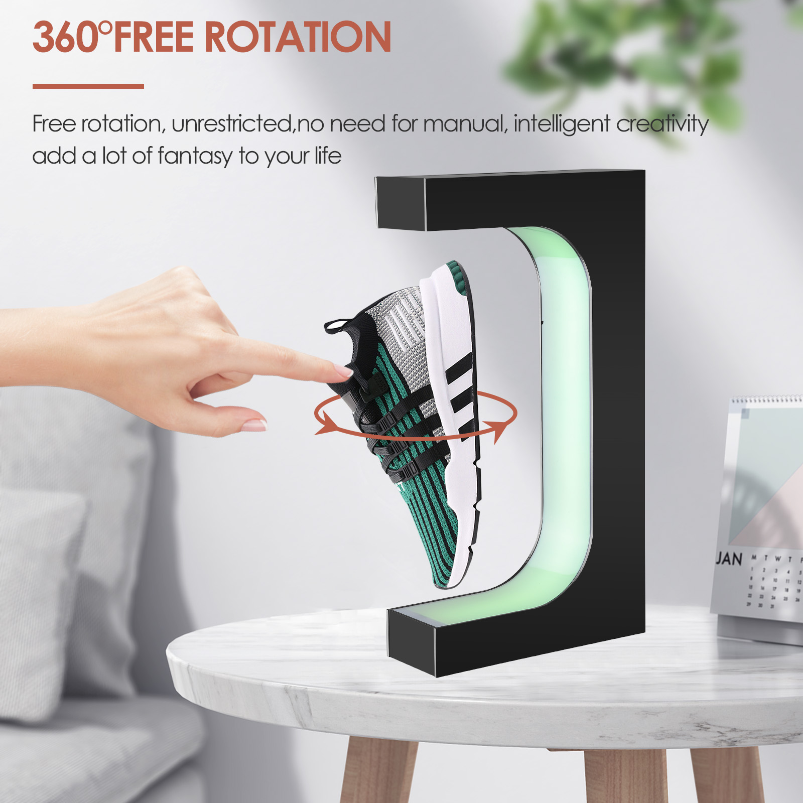 Floating Shoe Display Magnetic - Shoe Box Display ulasan dan harga