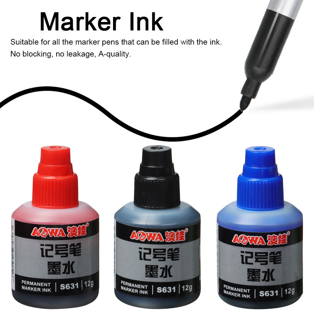 12ml Paint Black Blue Red Pen  - Midsole Marker Paint ulasan dan harga