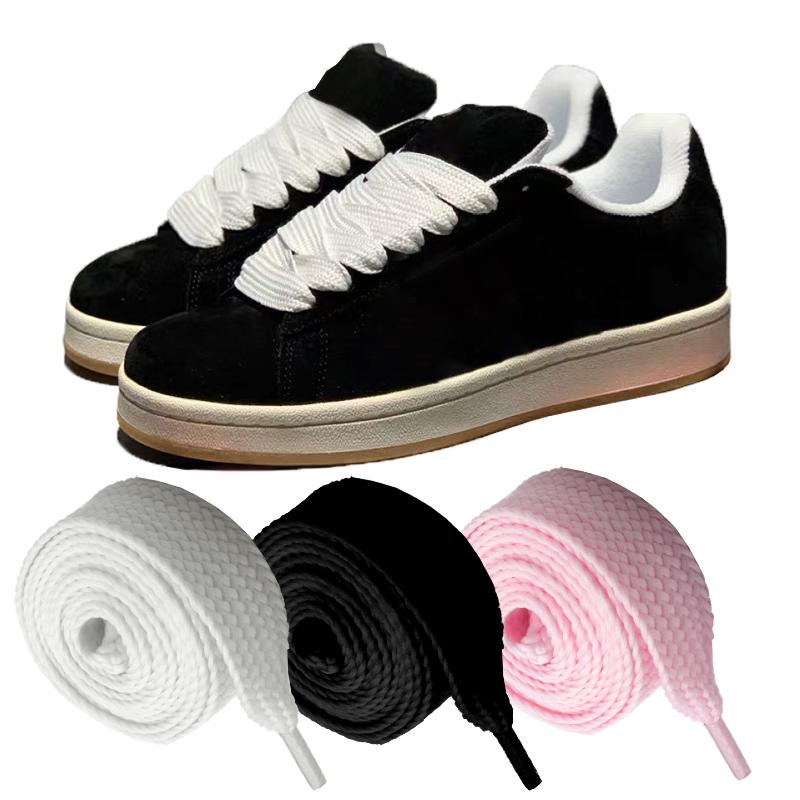 New·2CM Wide Fat Shoe Laces Fo - Lace Replacement Flat ulasan dan harga