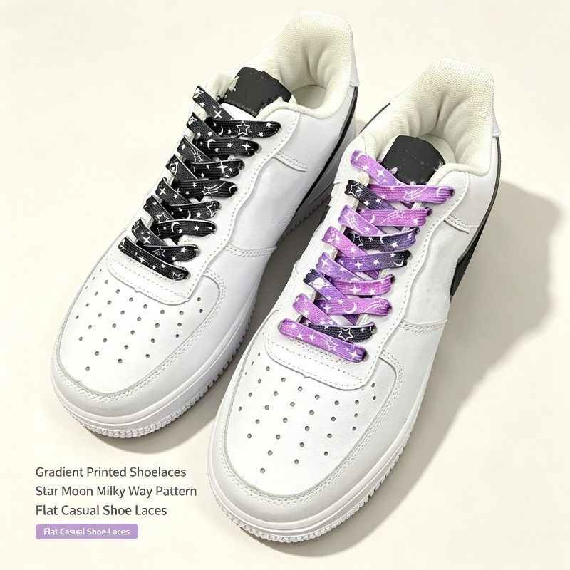 Flat Gradient Star Moon Milky  - Lace Replacement Flat ulasan dan harga