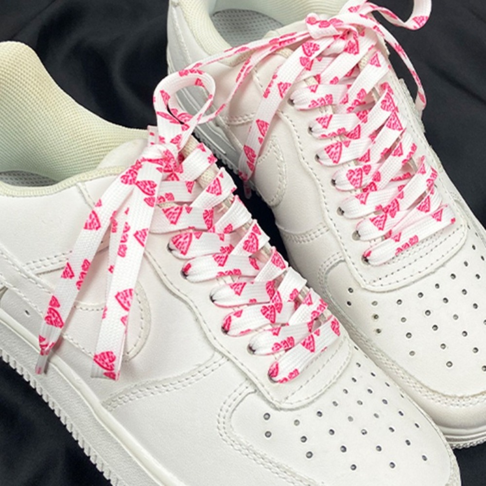120cm Stars Moon Love Print Fl - Lace Replacement Flat ulasan dan harga