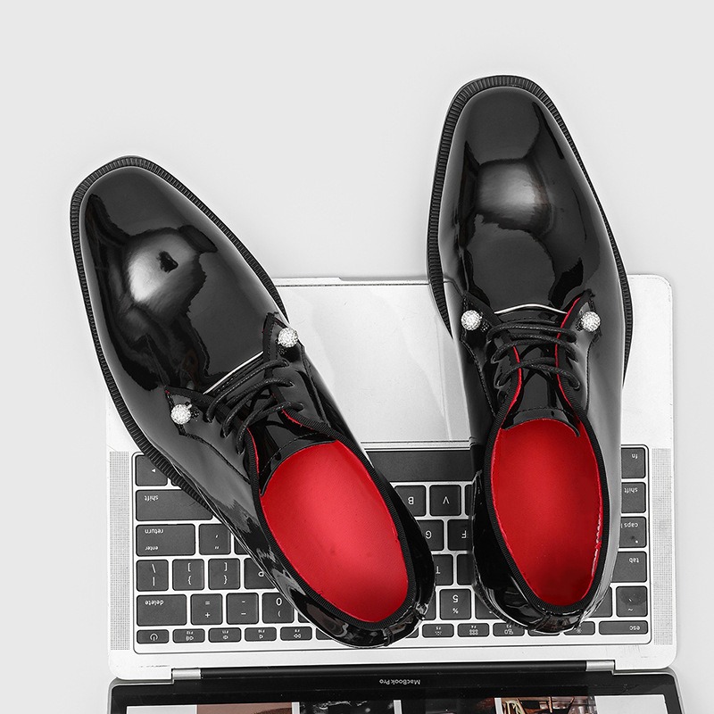 patent leather formal shoes fo - Patent Leather Shine ulasan dan harga