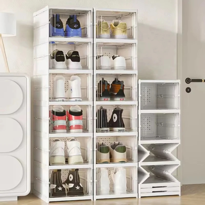 Dustproof 6 Layers Foldable Sh - Shoe Box Display ulasan dan harga