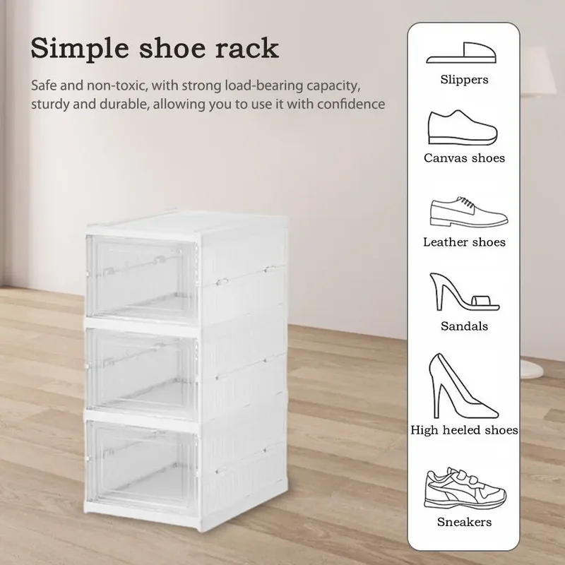 Dustproof 6 Layers Foldable Sh - Shoe Box Display ulasan dan harga