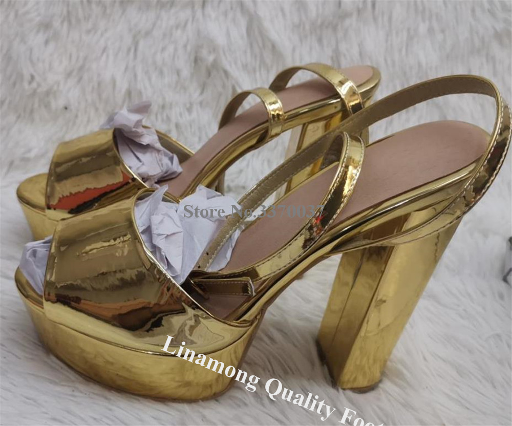 Linamong Patent Leather Chunky - Patent Leather Shine ulasan dan harga