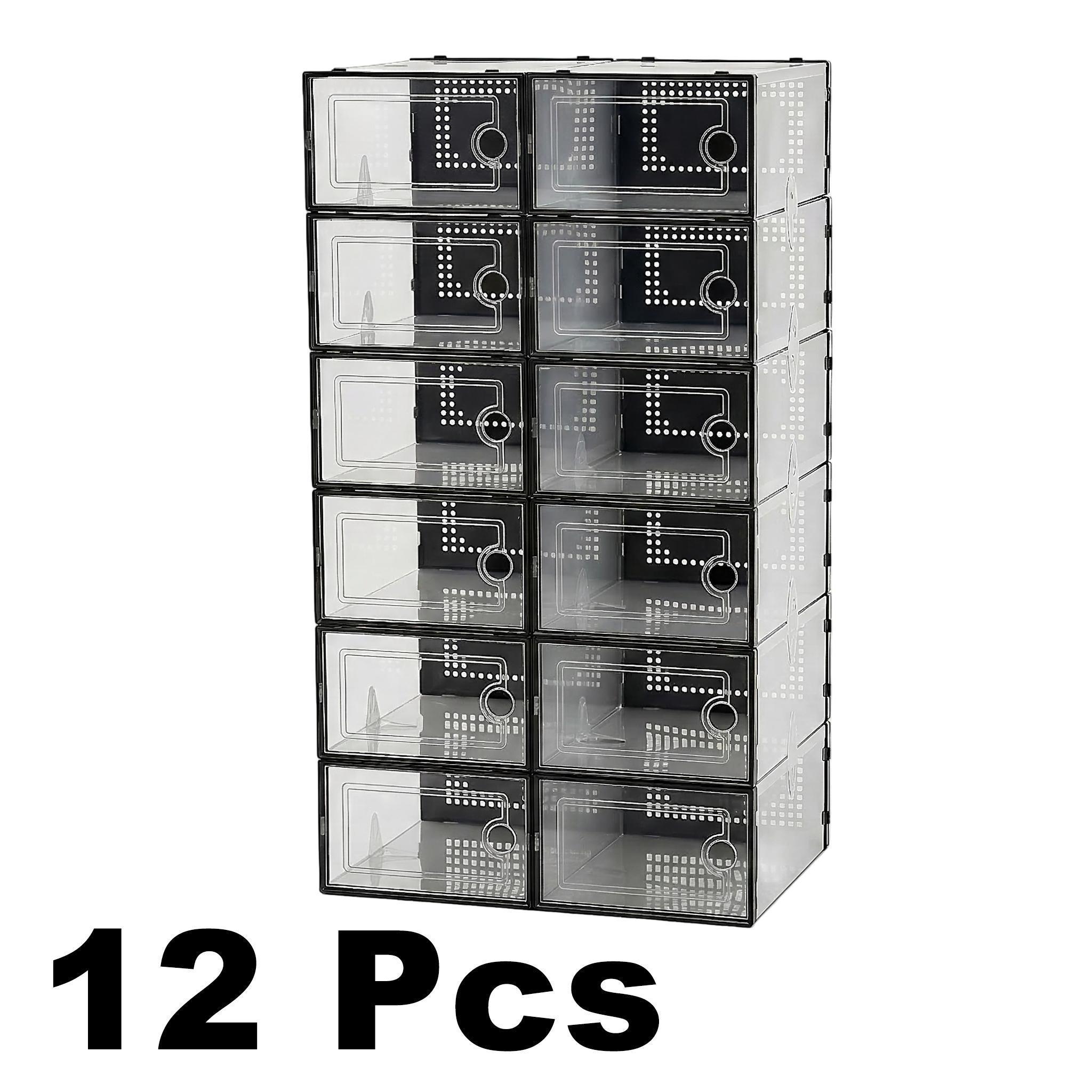12/24/36 Pcs Extra Large Clear - Shoe Box Display ulasan dan harga