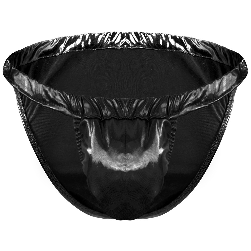 Men's sexy fashion underwear S - Patent Leather Shine ulasan dan harga