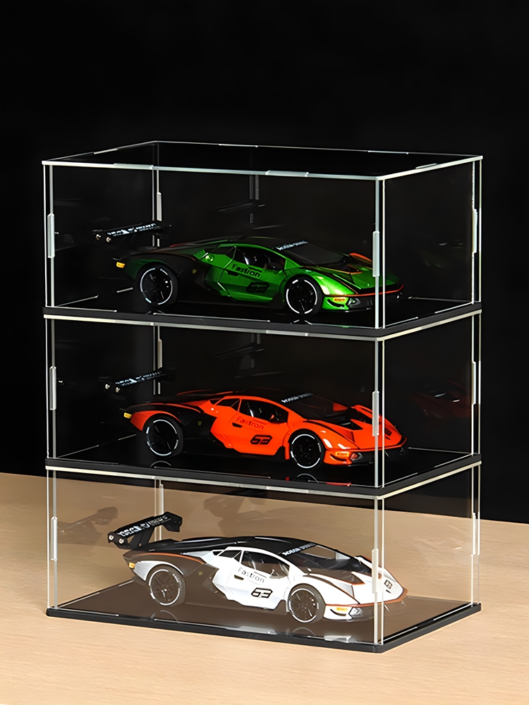 1pc Clear Acrylic Display Case - Shoe Box Display ulasan dan harga