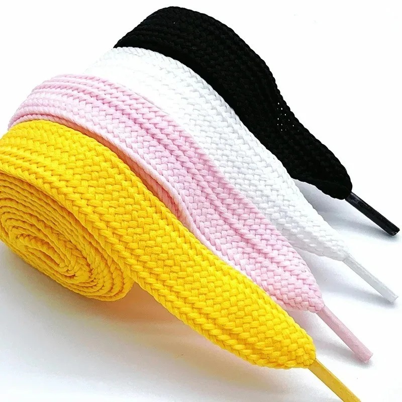 Fashion Colored Flat Shoelaces - Lace Replacement Flat ulasan dan harga