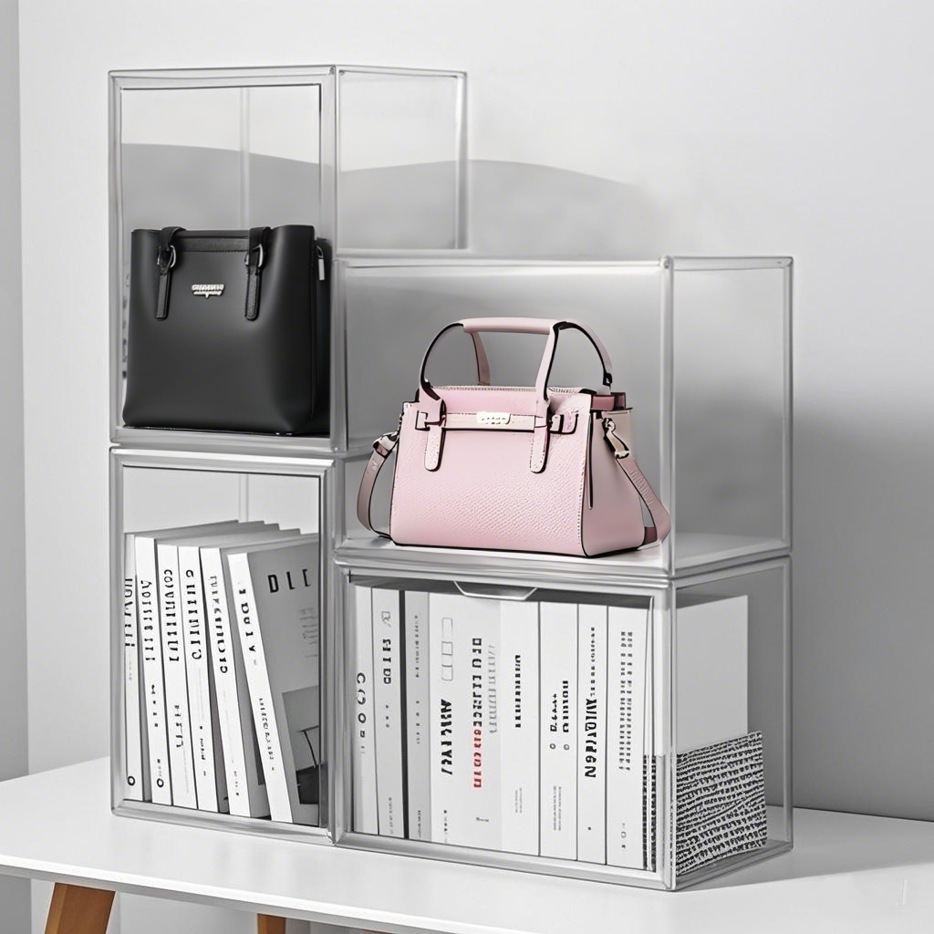 Clear Display Box Organizer St - Shoe Box Display ulasan dan harga