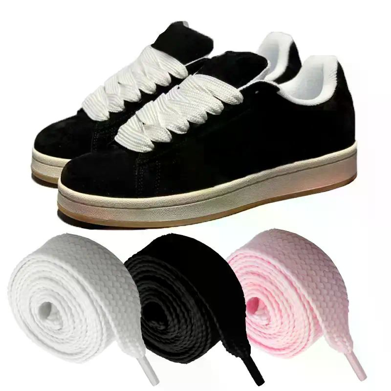 2CM Wide Fat Shoe Laces For Sn - Lace Replacement Flat ulasan dan harga
