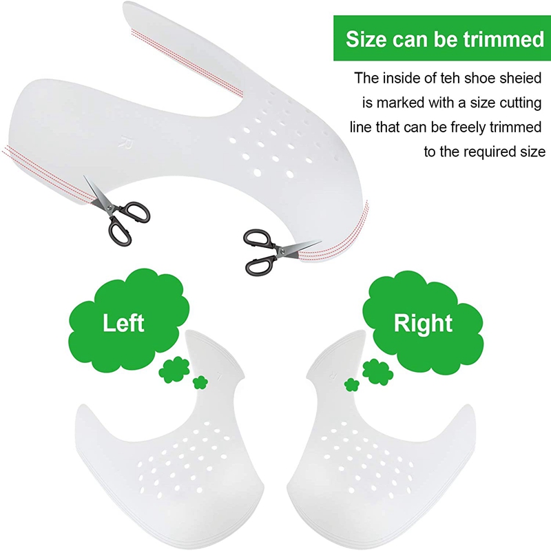 4Pcs Crease Protector Shoe Hea - Sneaker Protector Spray ulasan dan harga
