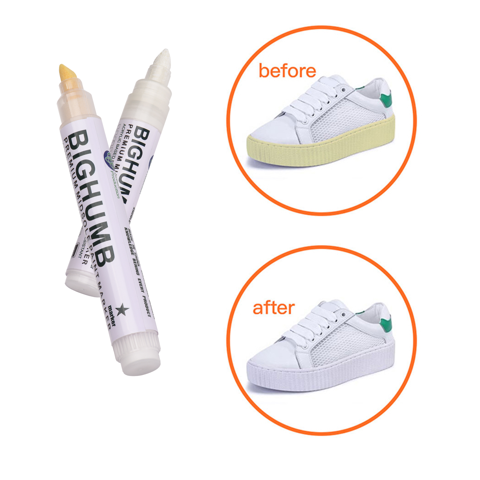 Pen BIGTHUMB Premium Midsole P - Midsole Marker Paint ulasan dan harga