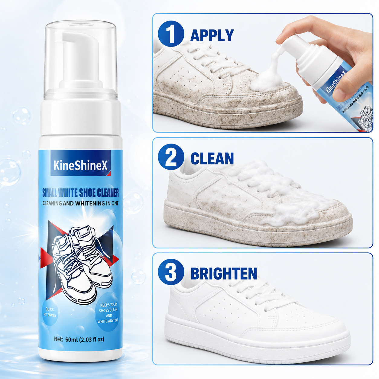 Gihen Shoe Cleaner Kits Water- - Sneaker Shoe Care Kit ulasan dan harga