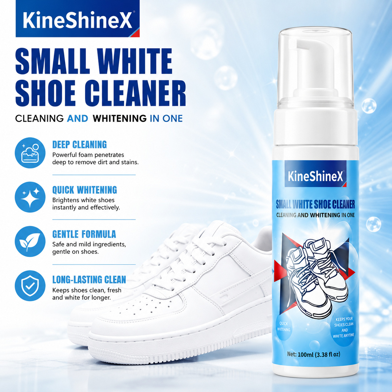 Gihen Shoe Cleaner Kits Water- - Sneaker Shoe Care Kit ulasan dan harga