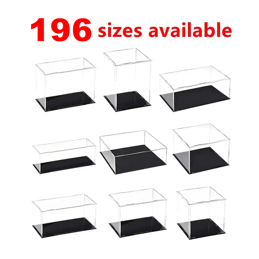 1pc Clear Self-Assembled Acryl - Shoe Box Display ulasan dan harga