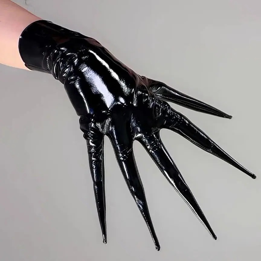 Shine Black CLAW GLOVES POINTE - Patent Leather Shine ulasan dan harga